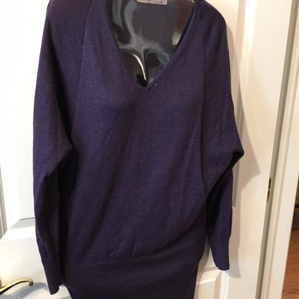 Purple Merino wool Medium Brunella Gori sweater